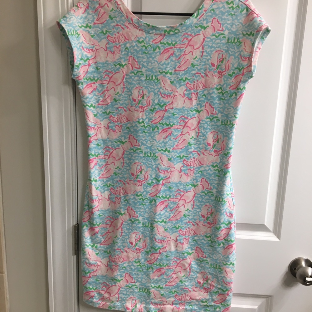 Lilly Pulitzer Lobstah Roll Terry Shift dress